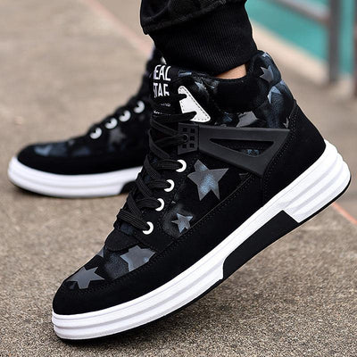 Casual Fashion Sneakers Fleece-forede herre sneakers - poppivie
