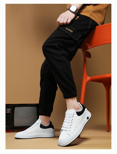 Herresneakers Højdeøgende Fritid 6CM Sneakers - poppivie
