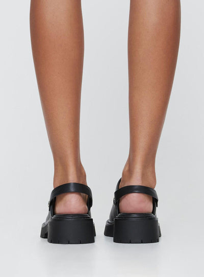 Sort Birdie Mule Sandaler af Poppivie.