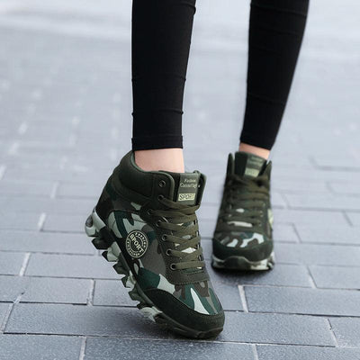 Kvinders Casual Camouflage Sneakers - poppivie
