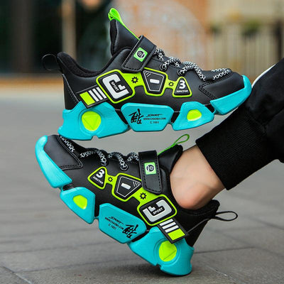 Mesh Fly Woven Velcro Breathable Sneakers - poppivie