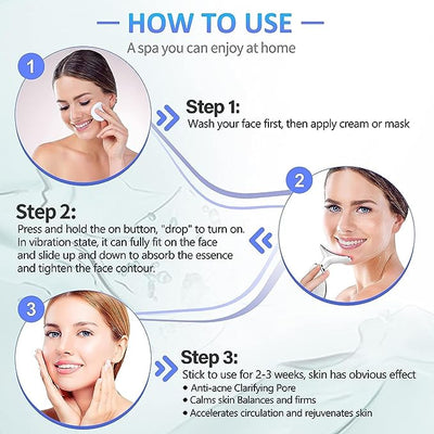 7 Color V face massager