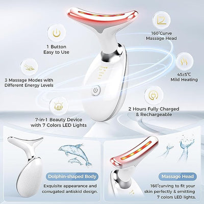 7 Color V face massager