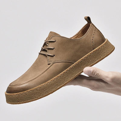 Casual sneakers til mænd udendørs koskind - poppivie