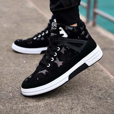 Casual Fashion Sneakers Fleece-forede herre sneakers - poppivie