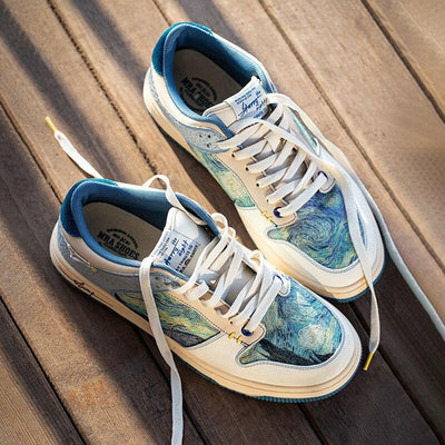 Starry Night-inspirerede Van Gogh-sneakers - poppivie