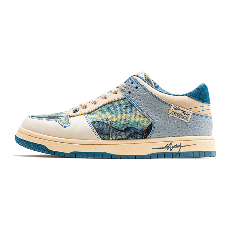 Starry Night-inspirerede Van Gogh-sneakers - poppivie