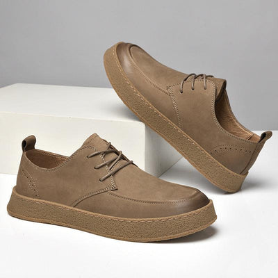 Casual sneakers til mænd udendørs koskind - poppivie