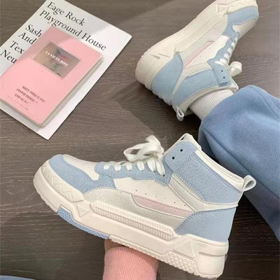 Mode afslappede træningssneakers - poppivie