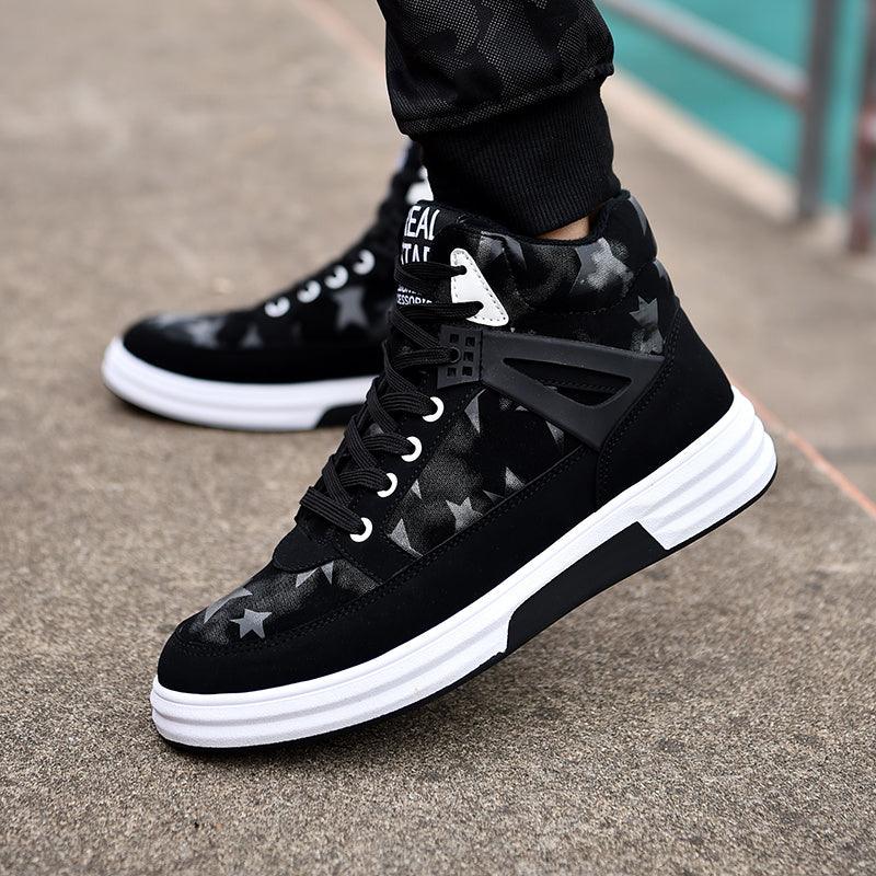 Casual Fashion Sneakers Fleece-forede herre sneakers - poppivie