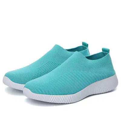 Flying Knit Sneakers Herre Mesh Hvide Sko Sort Casual Sneakers - poppivie